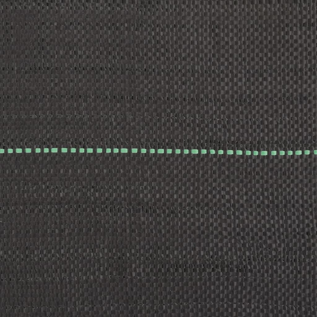 Black Landscape Fabric Roll 1x50m for Weed Control
