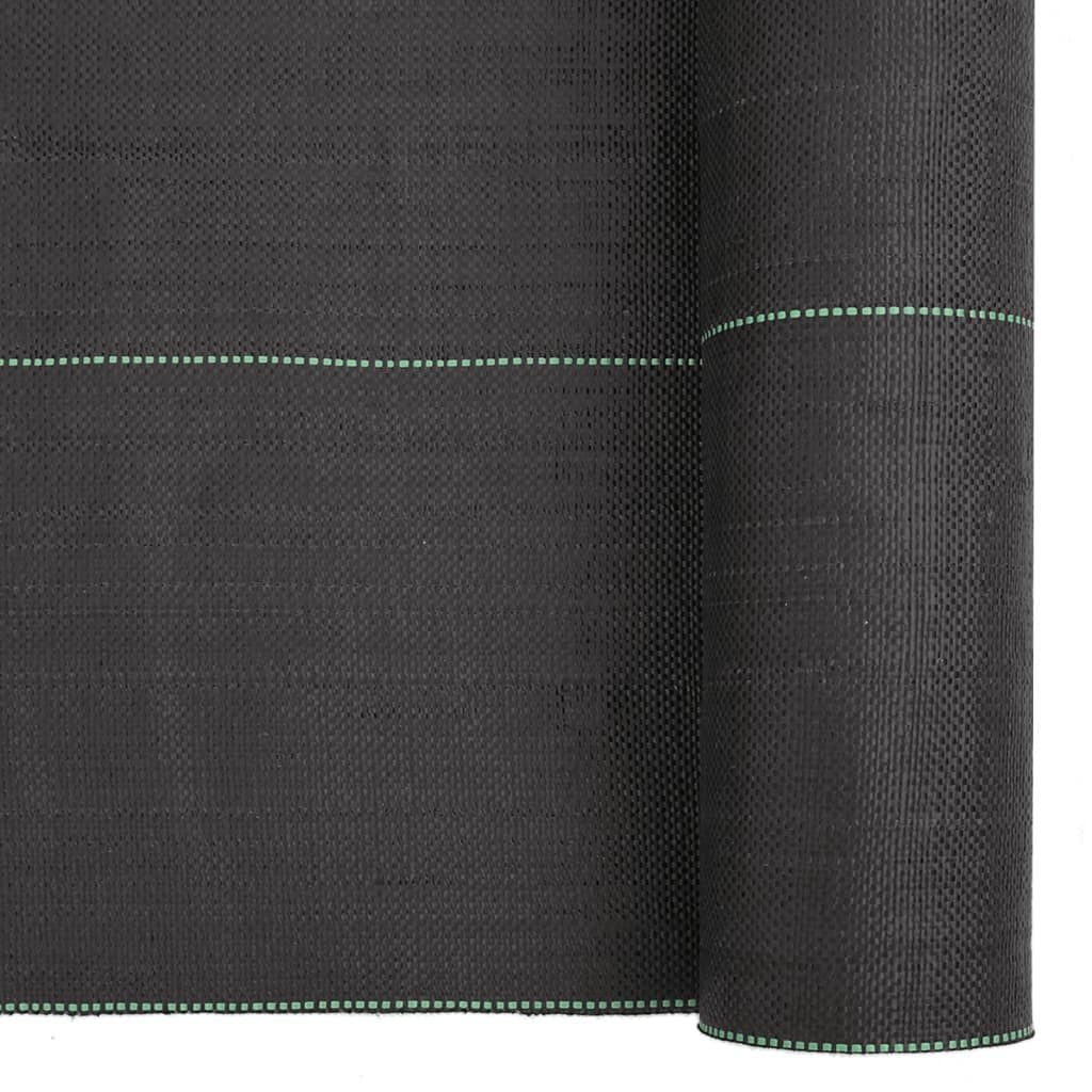 Black Landscape Fabric Roll 1x50m for Weed Control
