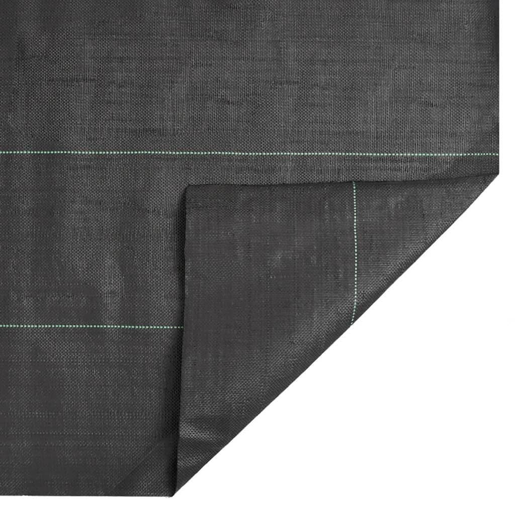 Black Landscape Fabric Roll 1x50m for Weed Control