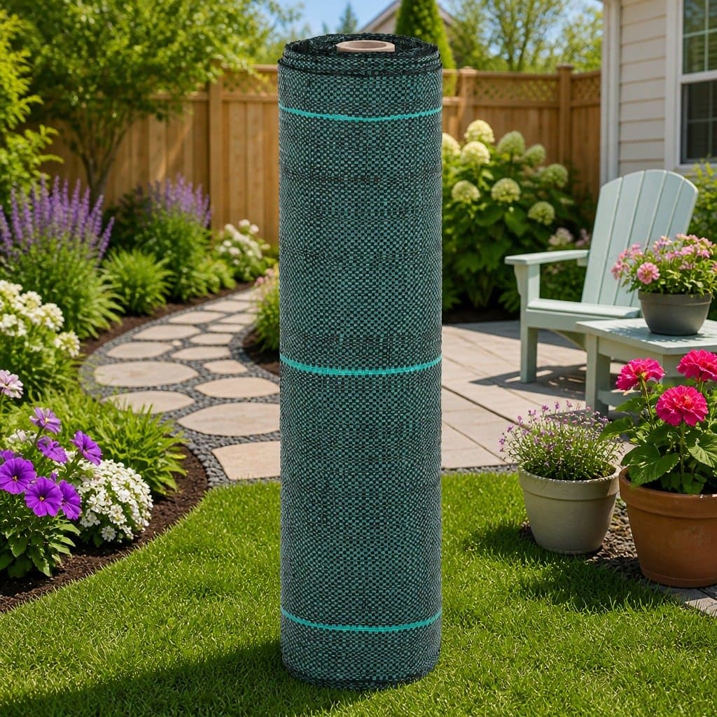 Green Weed Control Membrane Landscape Fabric 0.5x50m