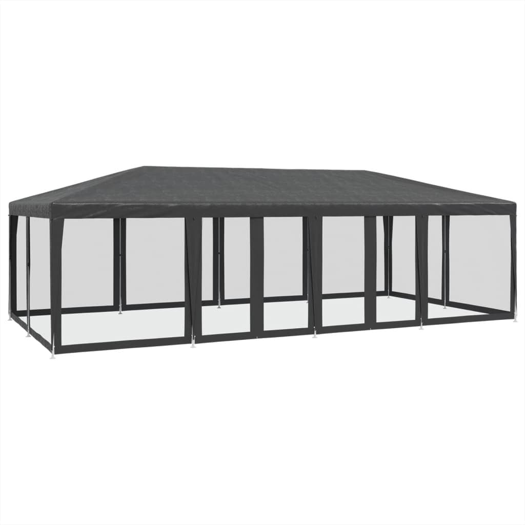 Party Tent Outdoor Gazebo 8x4m with 12 Mesh Sidewalls Garden Canopy Shelter
