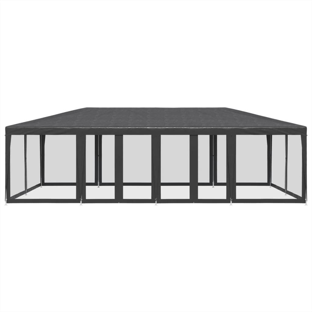 Party Tent Outdoor Gazebo 8x4m with 12 Mesh Sidewalls Garden Canopy Shelter