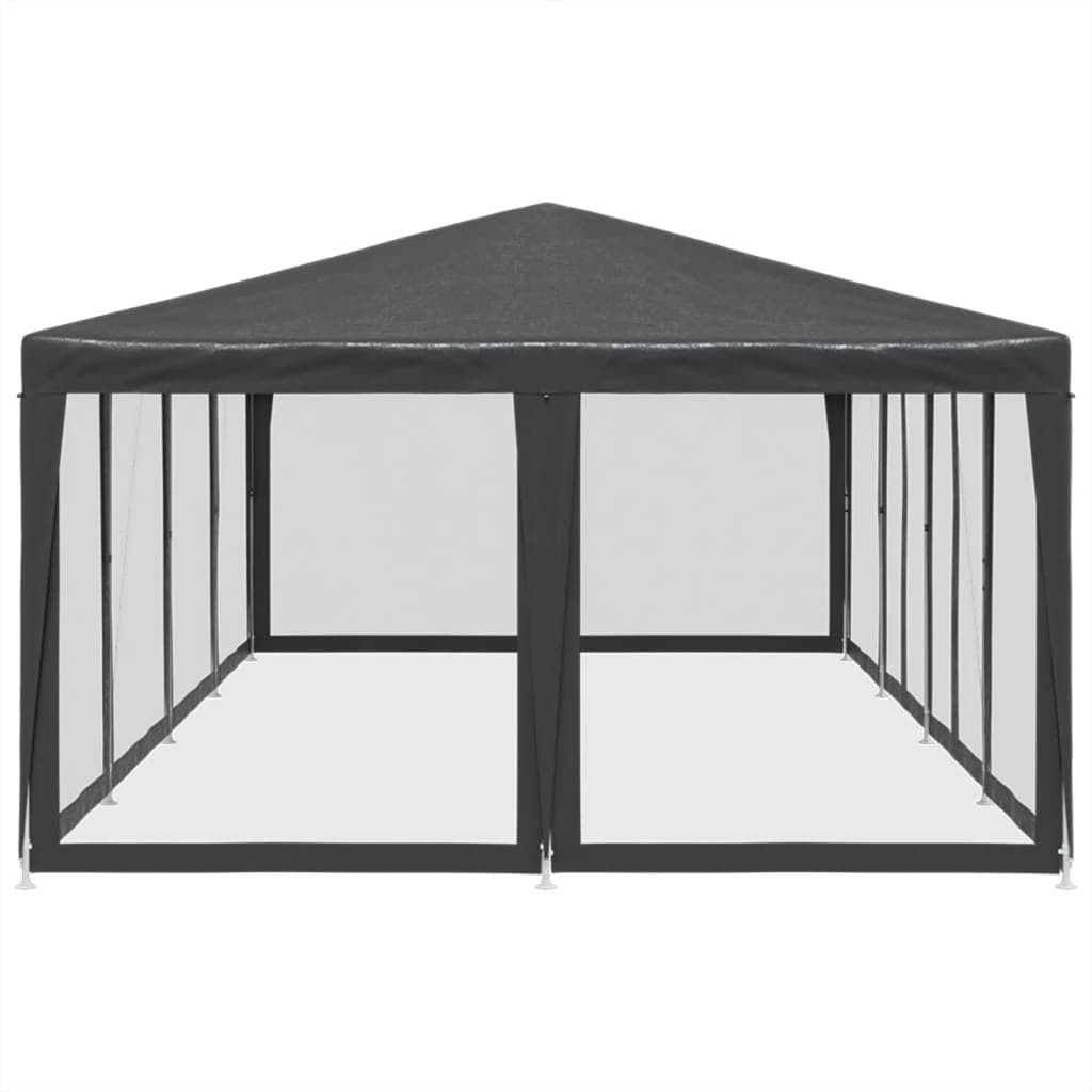 Party Tent Outdoor Gazebo 8x4m with 12 Mesh Sidewalls Garden Canopy Shelter