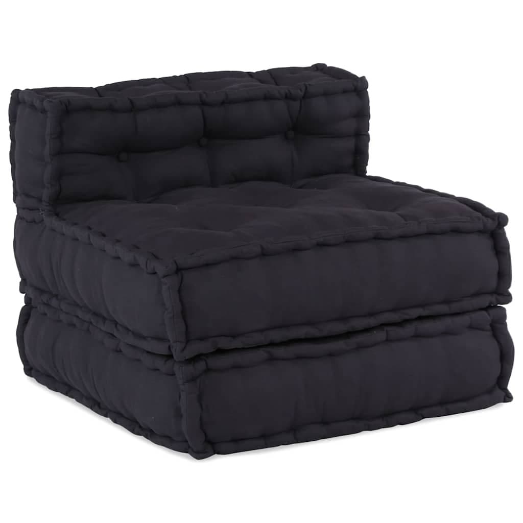 Reconfigurable Modular Sofa Unit with Anthracite Cushion