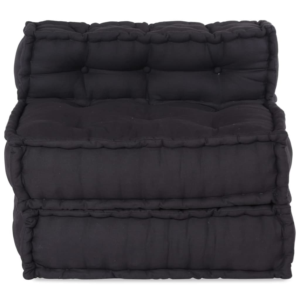 Reconfigurable Modular Sofa Unit with Anthracite Cushion