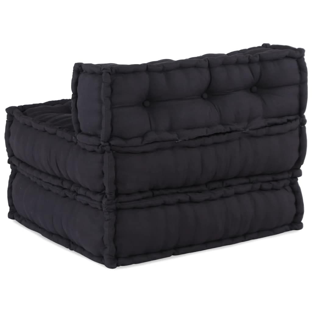 Reconfigurable Modular Sofa Unit with Anthracite Cushion