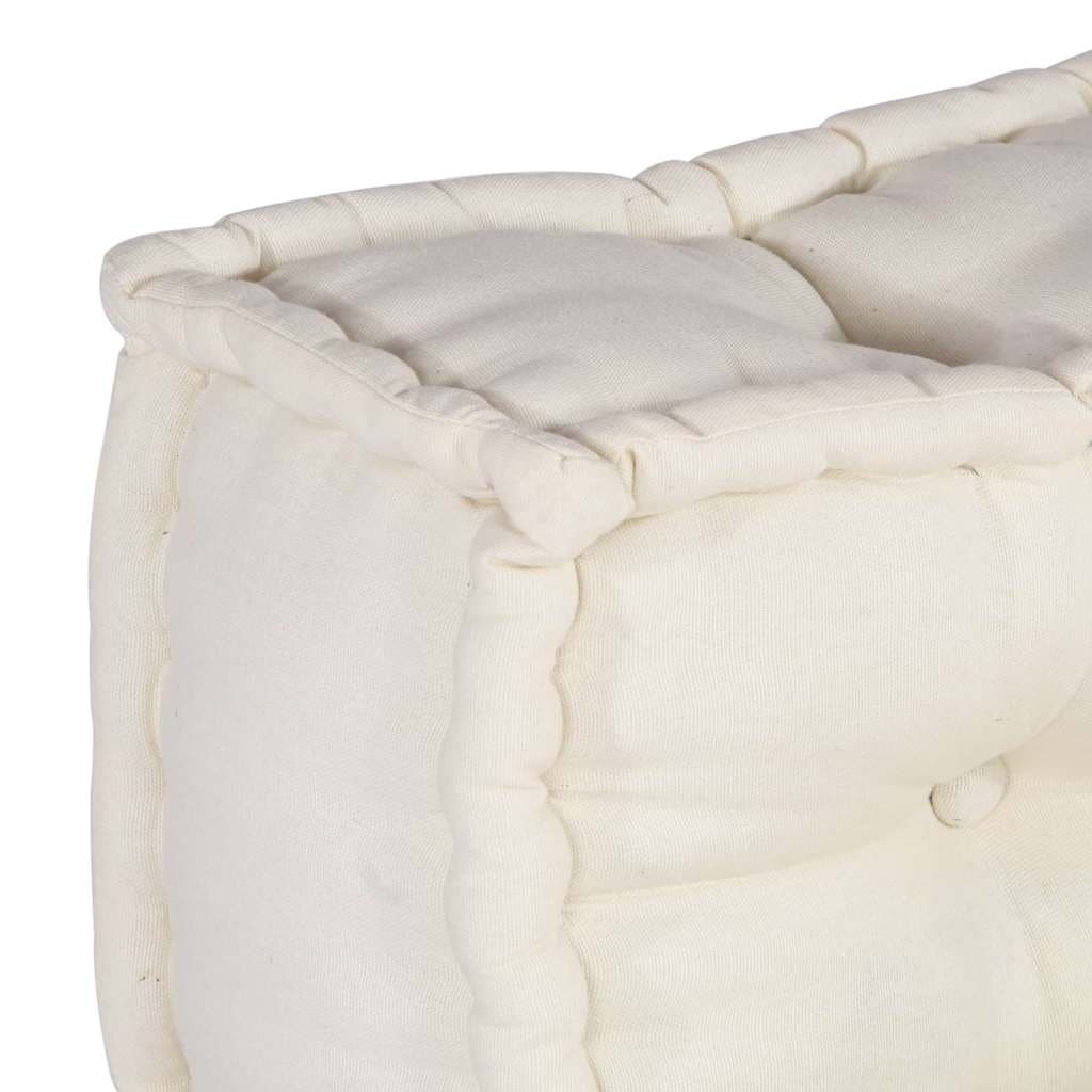 Cream Pallet Sofa Cushions 2 pcs 120 x 80 x 38 cm