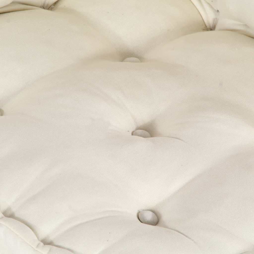Cream Pallet Sofa Cushions 2 pcs 120 x 80 x 38 cm