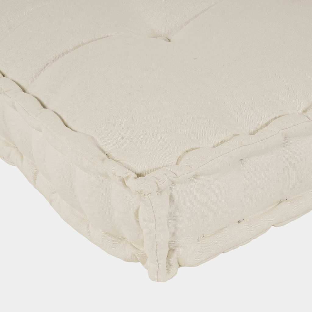 Cream Pallet Sofa Cushions 2 pcs 120 x 80 x 38 cm