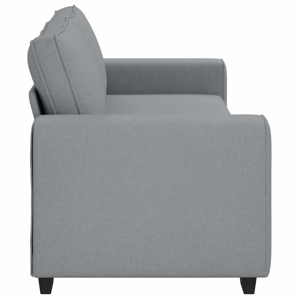 3-Seater Sofa in Grey Fabric for Living Rooms