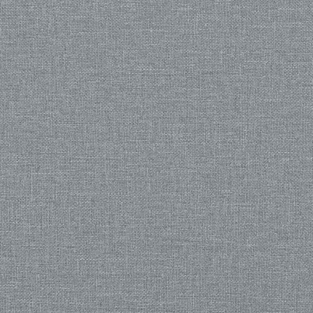 3-Seater Sofa in Grey Fabric for Living Rooms