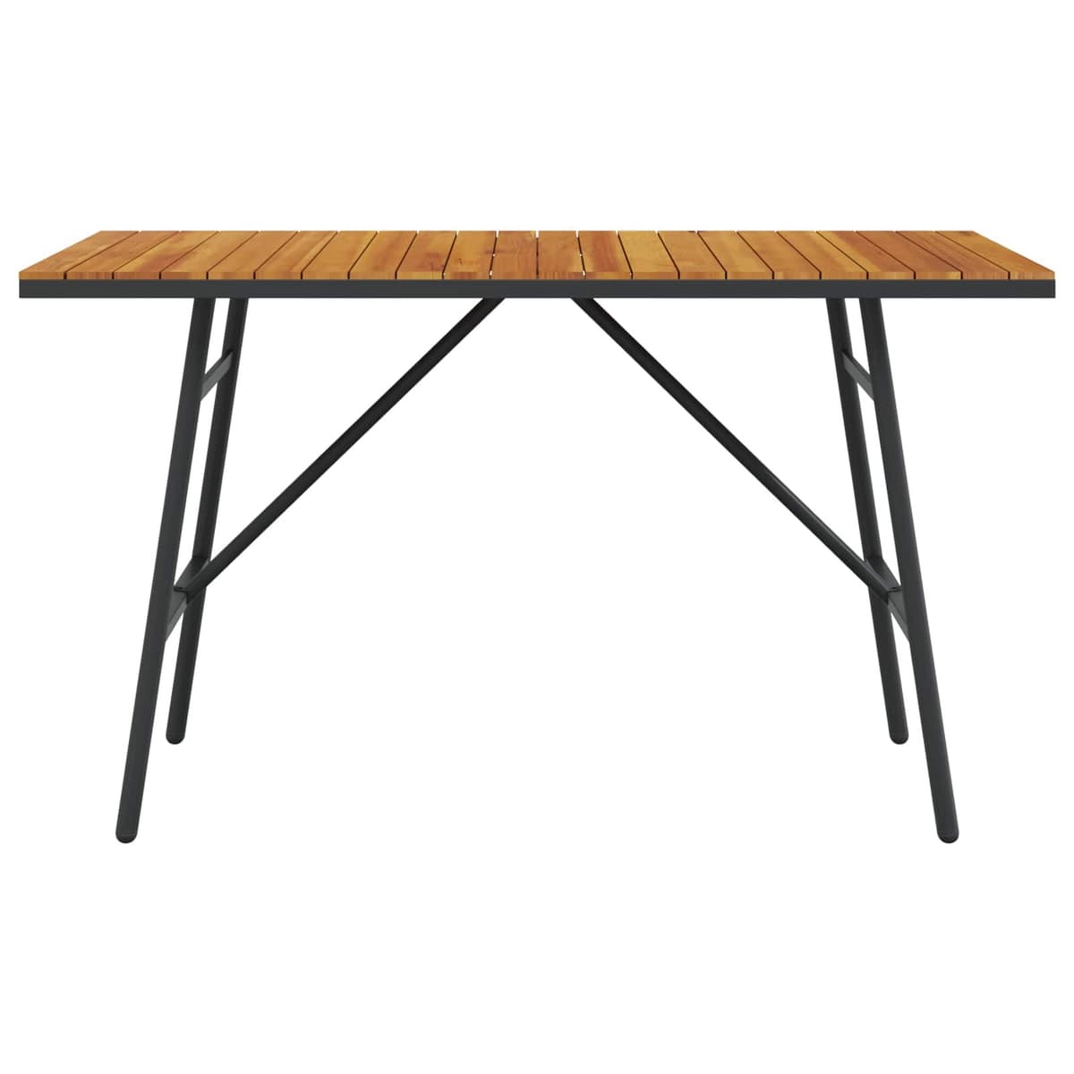 Brown Dining Table 110x55x61.5cm Solid Acacia