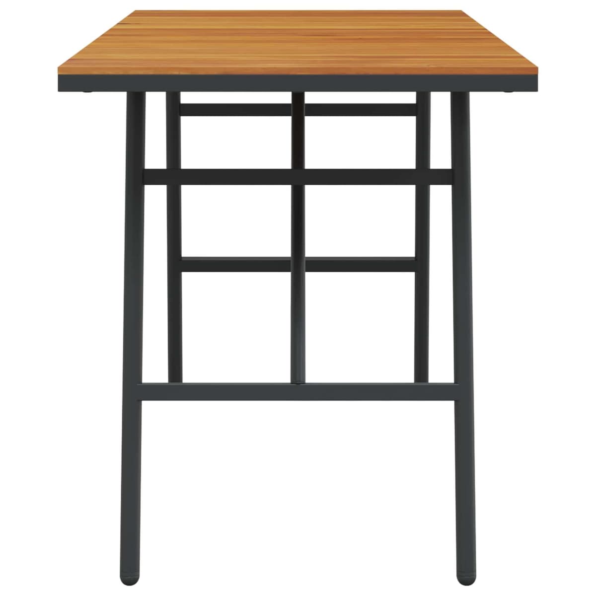 Brown Dining Table 110x55x61.5cm Solid Acacia