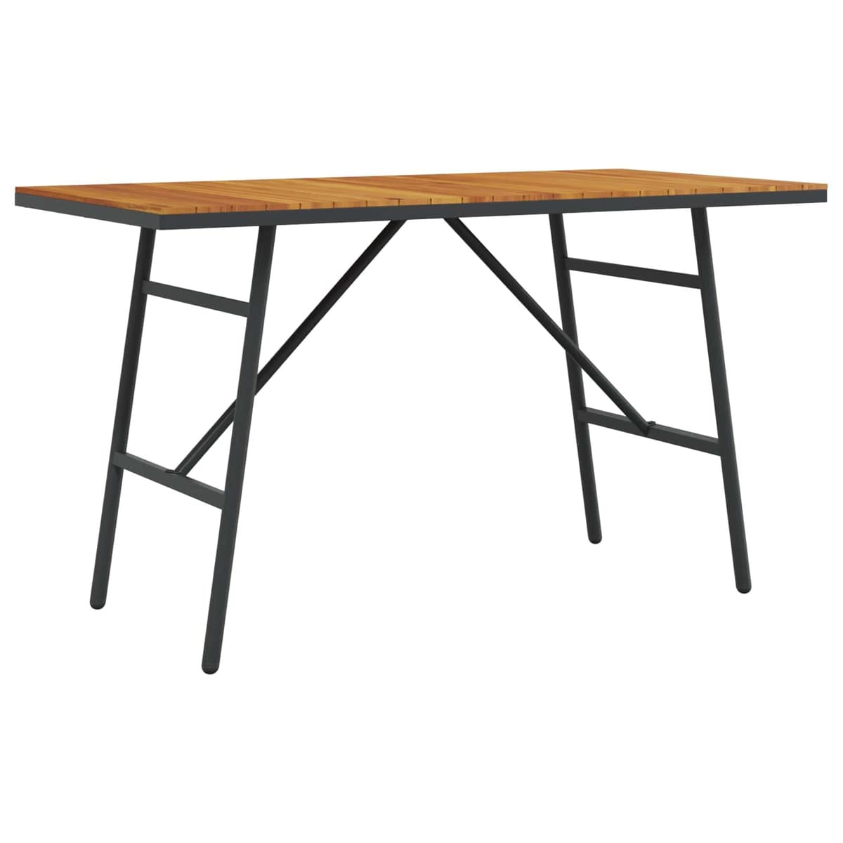 Brown Dining Table 110x55x61.5cm Solid Acacia