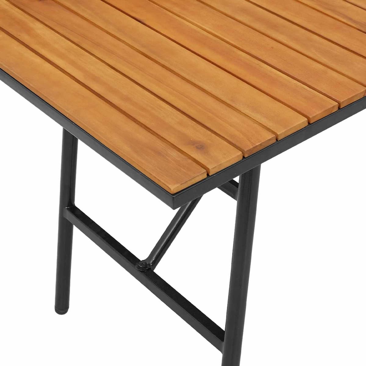 Brown Dining Table 110x55x61.5cm Solid Acacia