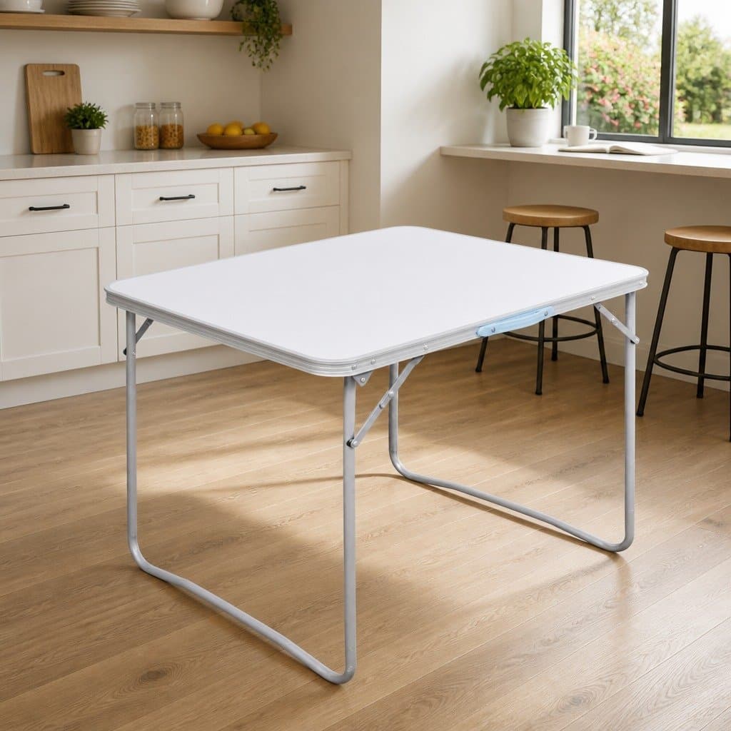 Foldable Camping Table with Metal Frame