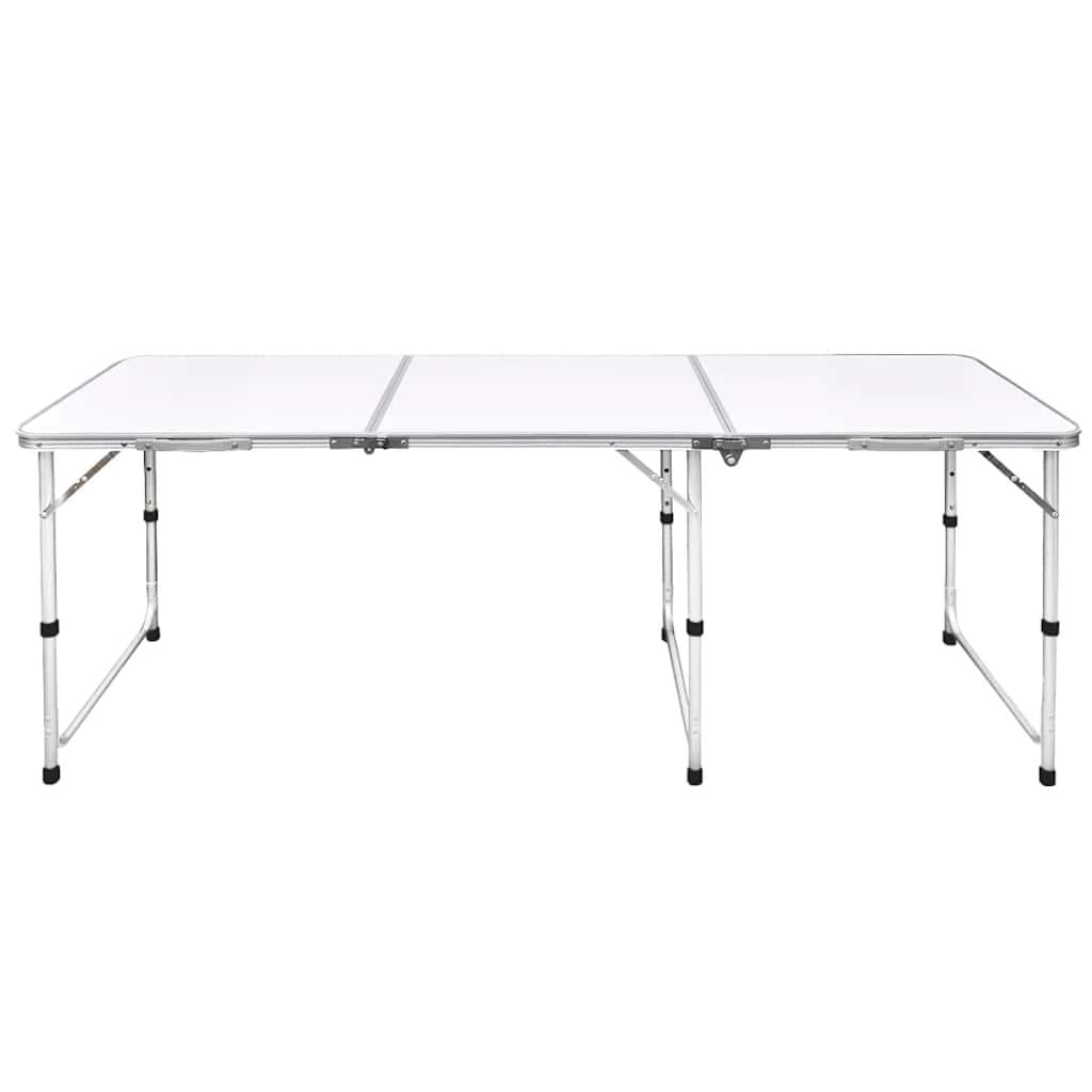 Foldable Camping Table with Adjustable Height