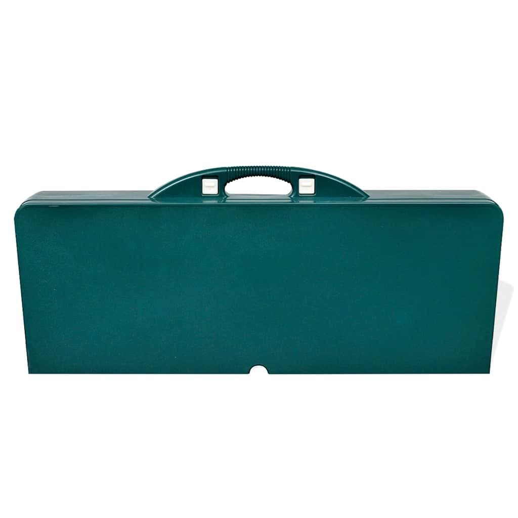 Foldable Camping Table Set with 4 Stools