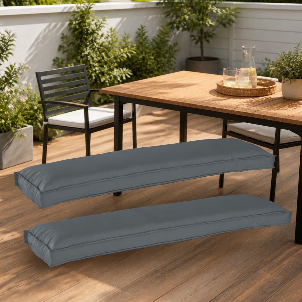 Anthracite Pallet Cushion Set for Outdoor Comfort