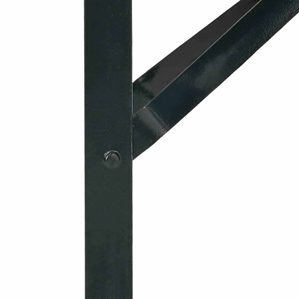 Beer Bench Legs Black Powder-Coated Steel Furniture Legs Indoor Bench Support