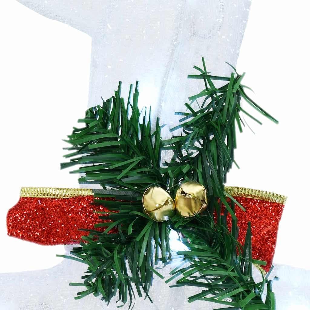 LED Reindeer Christmas Decoration 2 Pieces Cool White Holiday Lights USB Powered