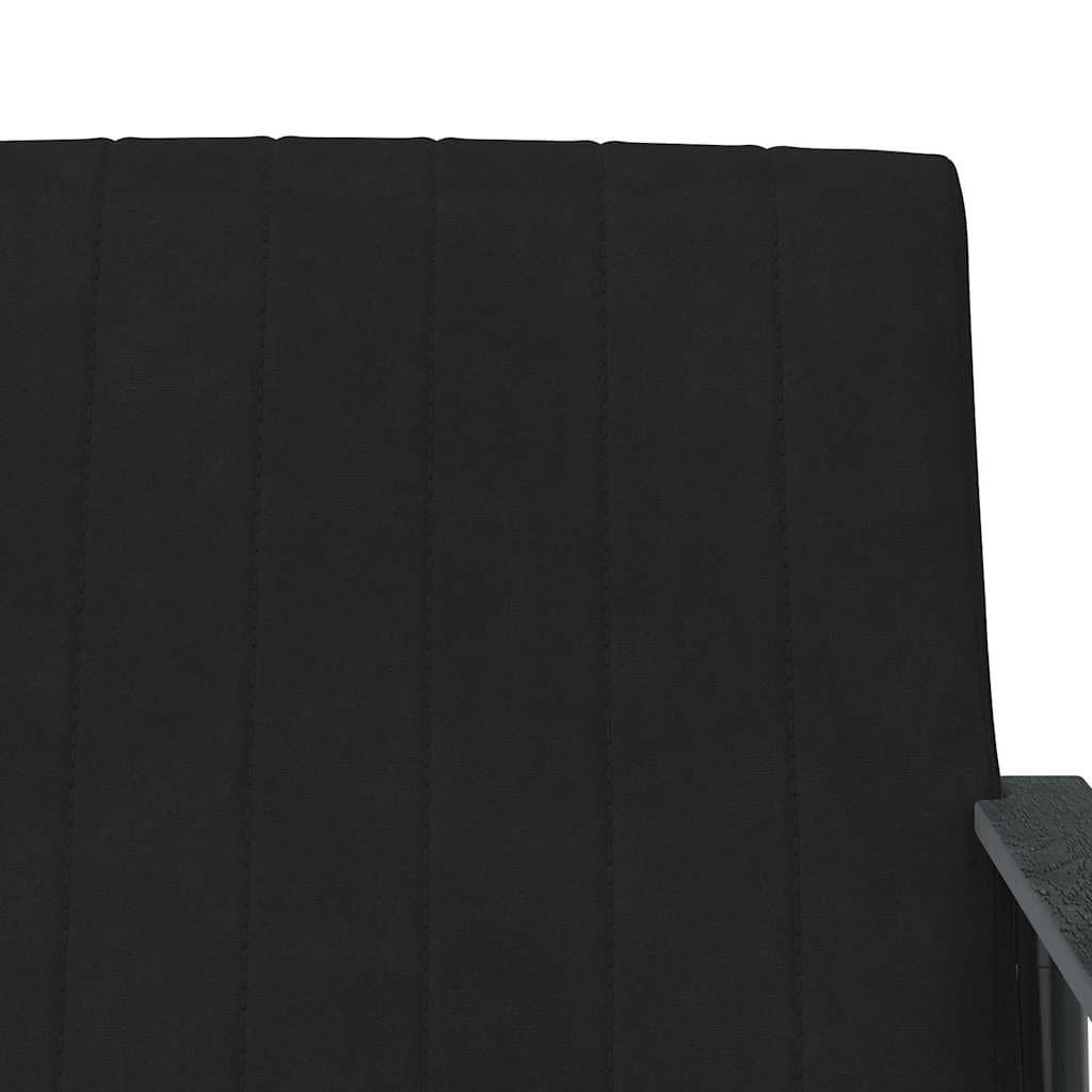 Black Velvet Armchair Modern Living Room Bedroom Lounge Chair Comfortable