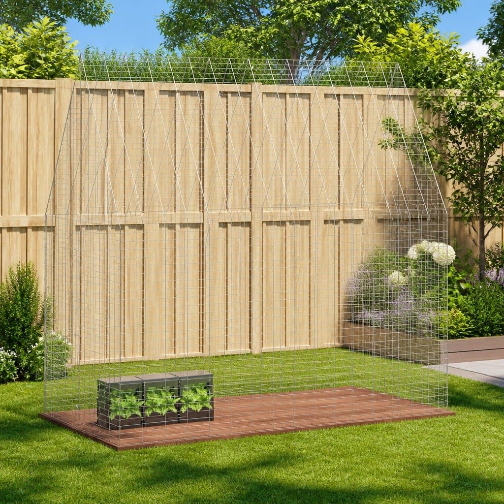 Galvanised Steel Outdoor Habitat for Small Pets