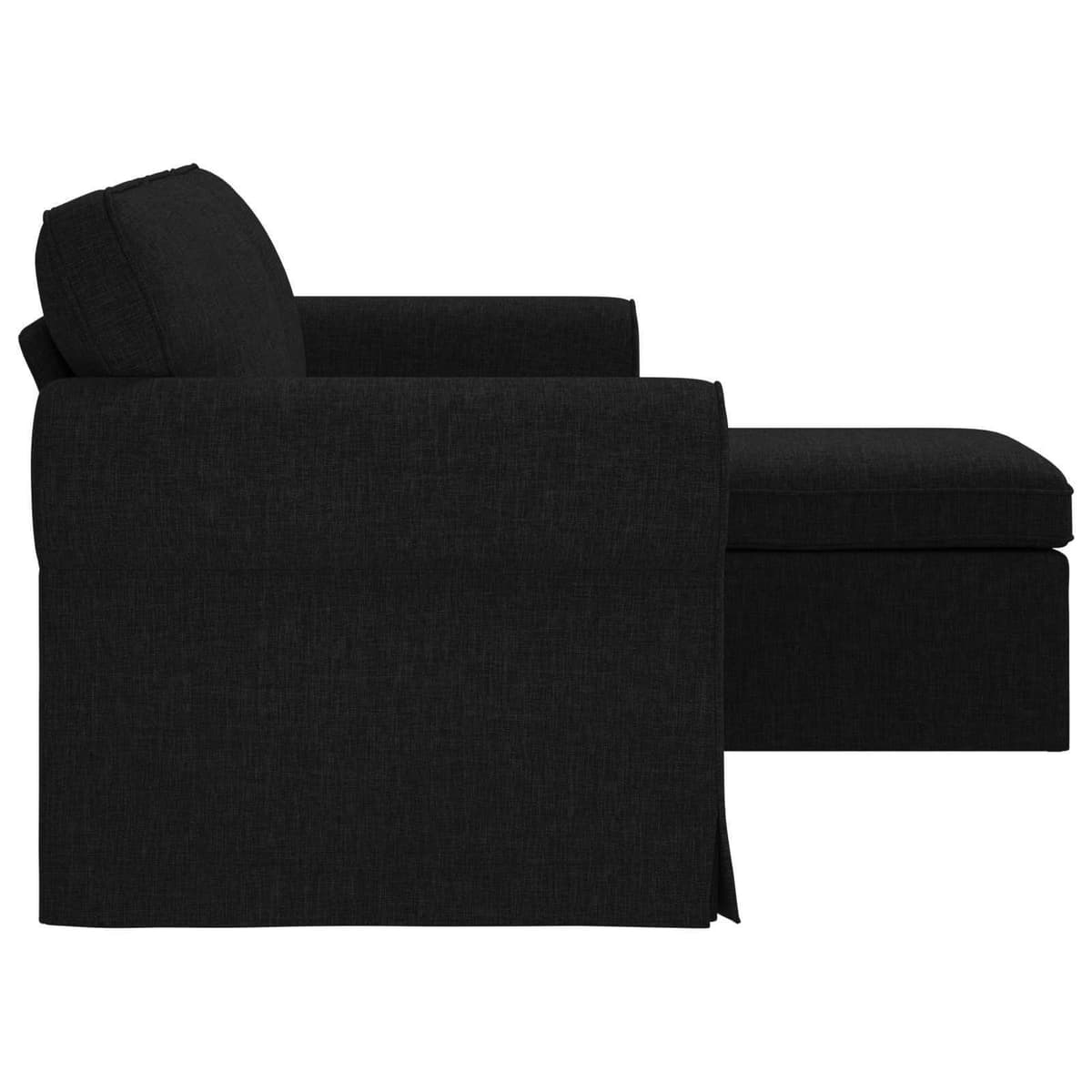 Sofa Black 195x138x80cm for Living Rooms