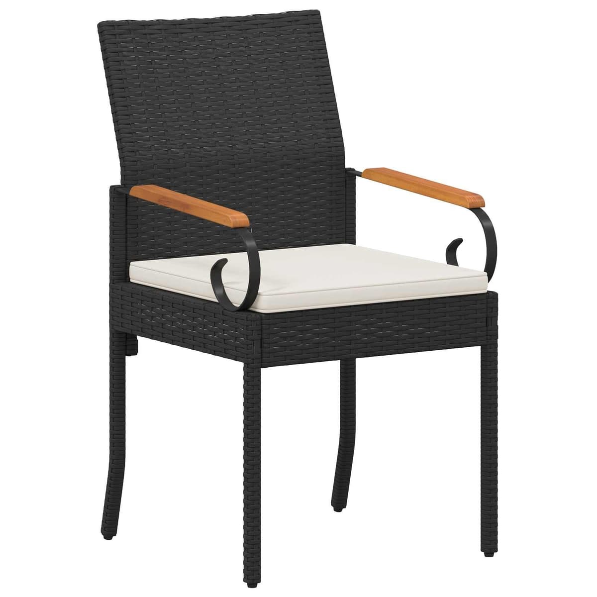 Outdoor Chairs Set of 4 with Cushions