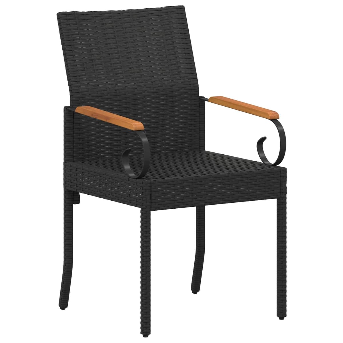 Outdoor Chairs Set of 4 with Cushions