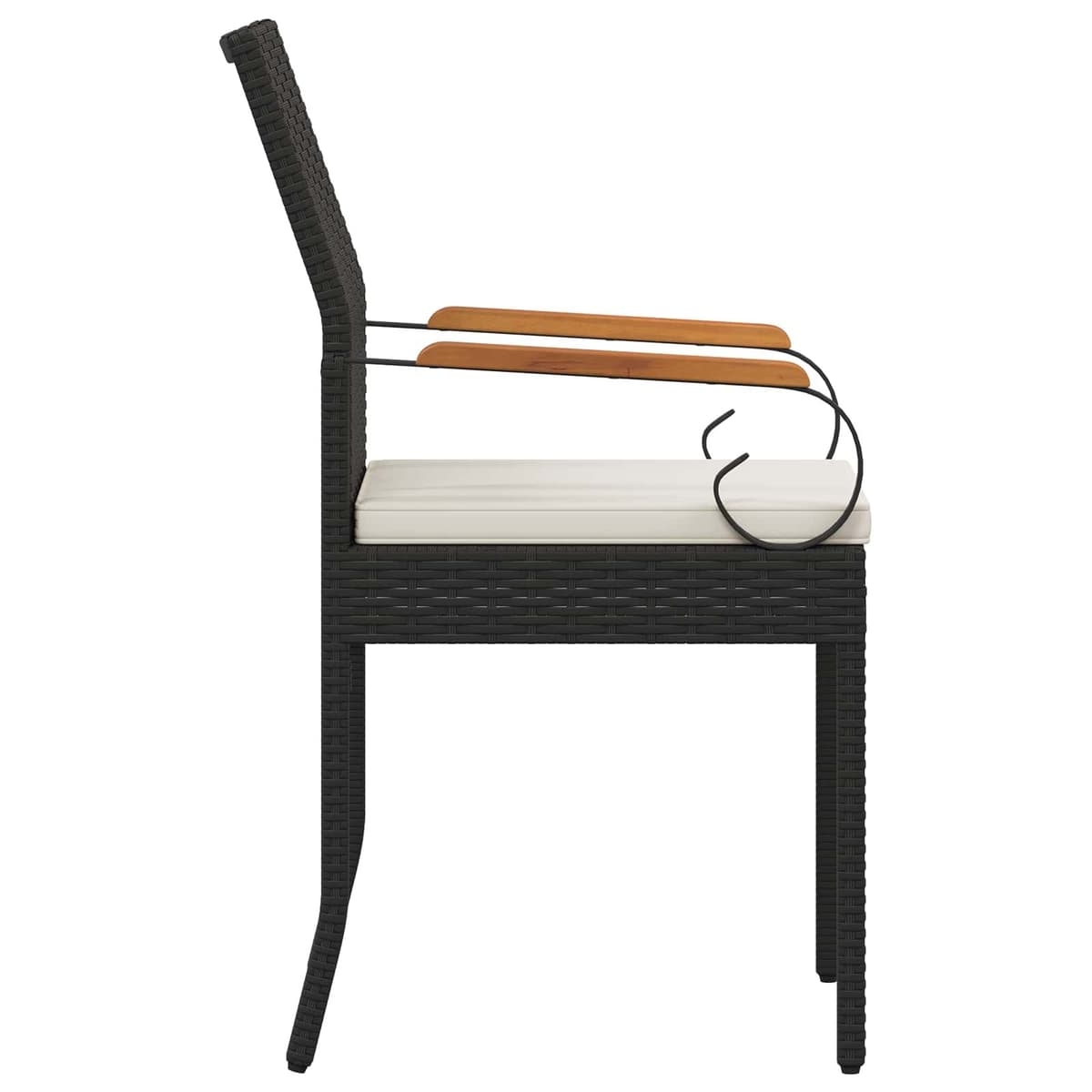 Outdoor Chairs Set of 4 with Cushions