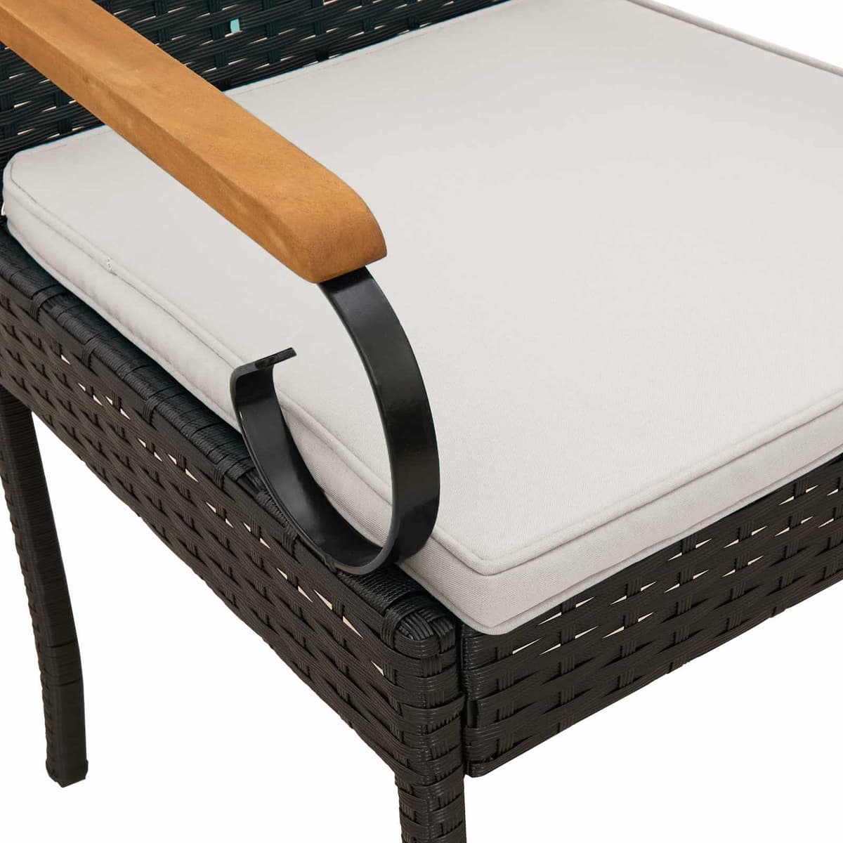 Outdoor Chairs Set of 4 with Cushions