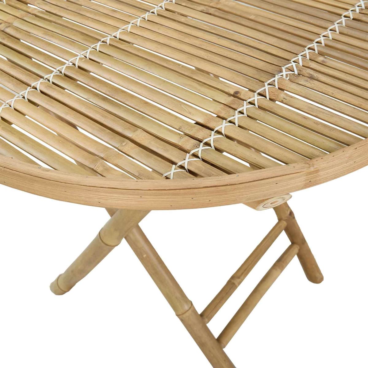 Bamboo Garden Table for Indoor and Outdoor Use