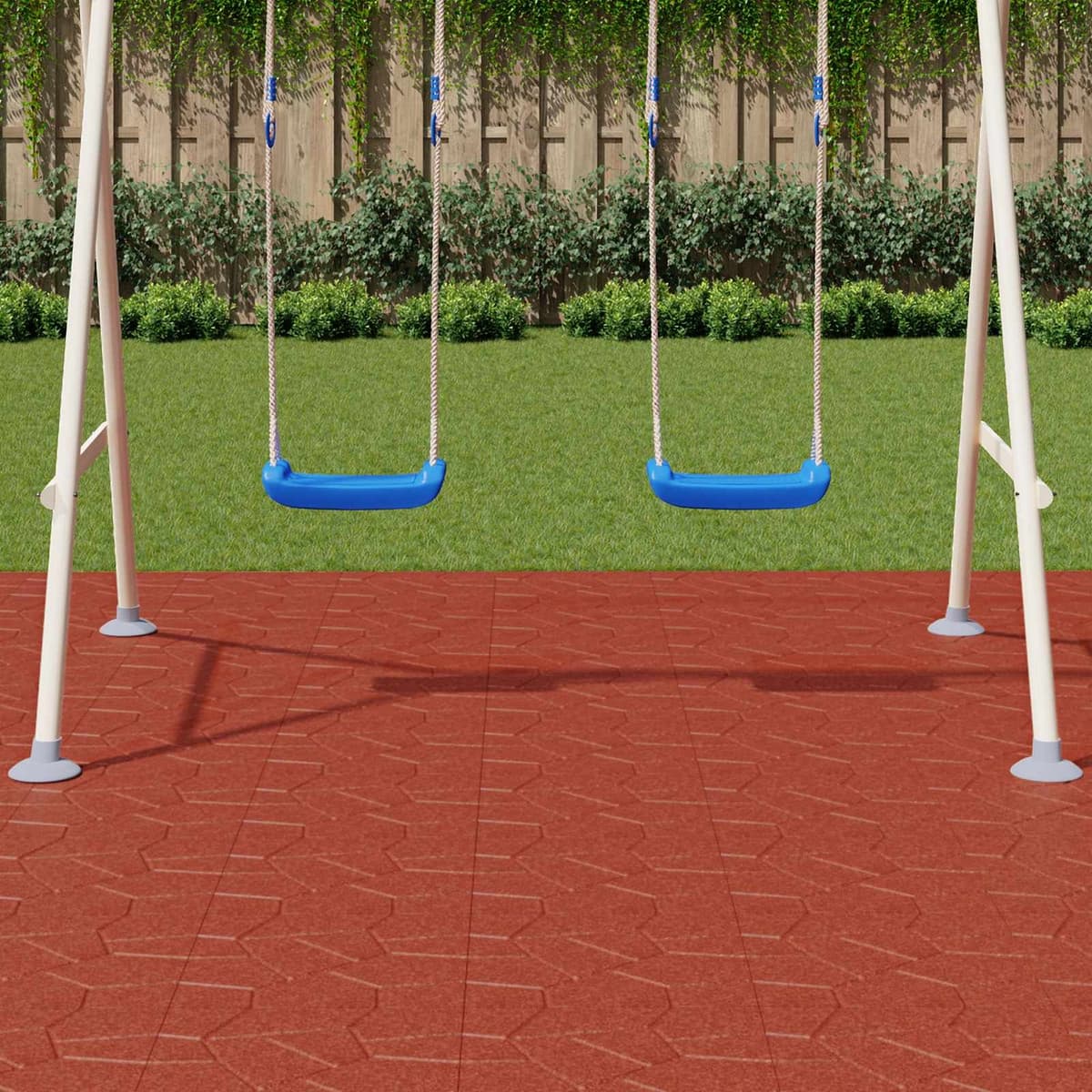 40.5cm Red Stepping Stones for Outdoor Pathways