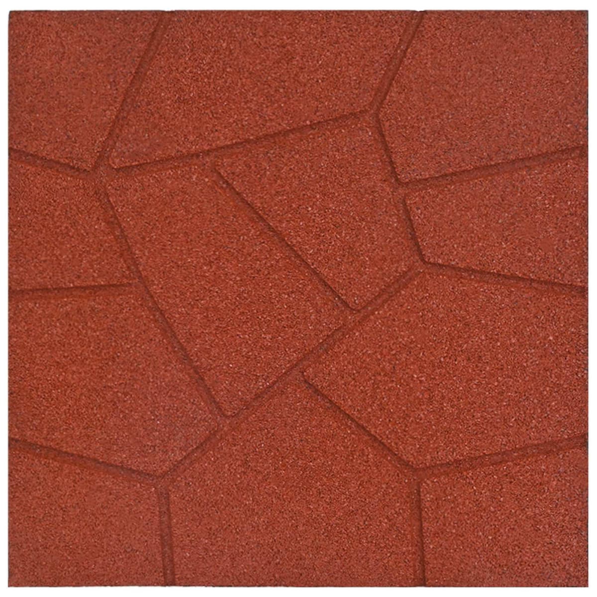40.5cm Red Stepping Stones for Outdoor Pathways