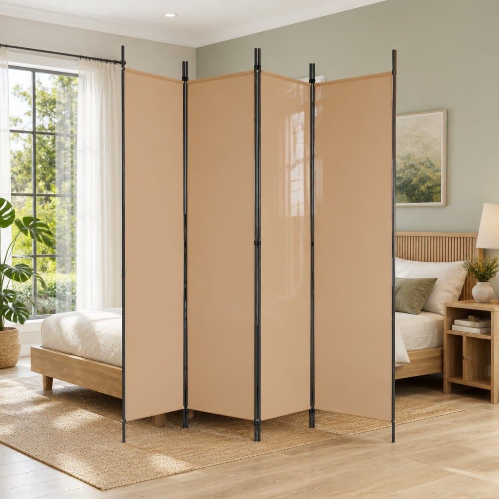 3-Panel Folding Screen for Indoor Privacy and Decor