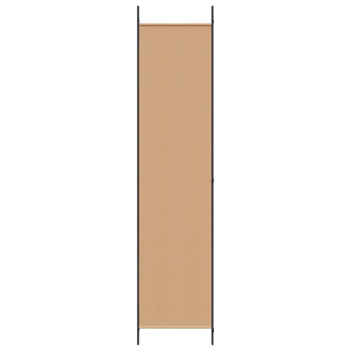 Beige 3-Panel Foldable Room Divider for Privacy