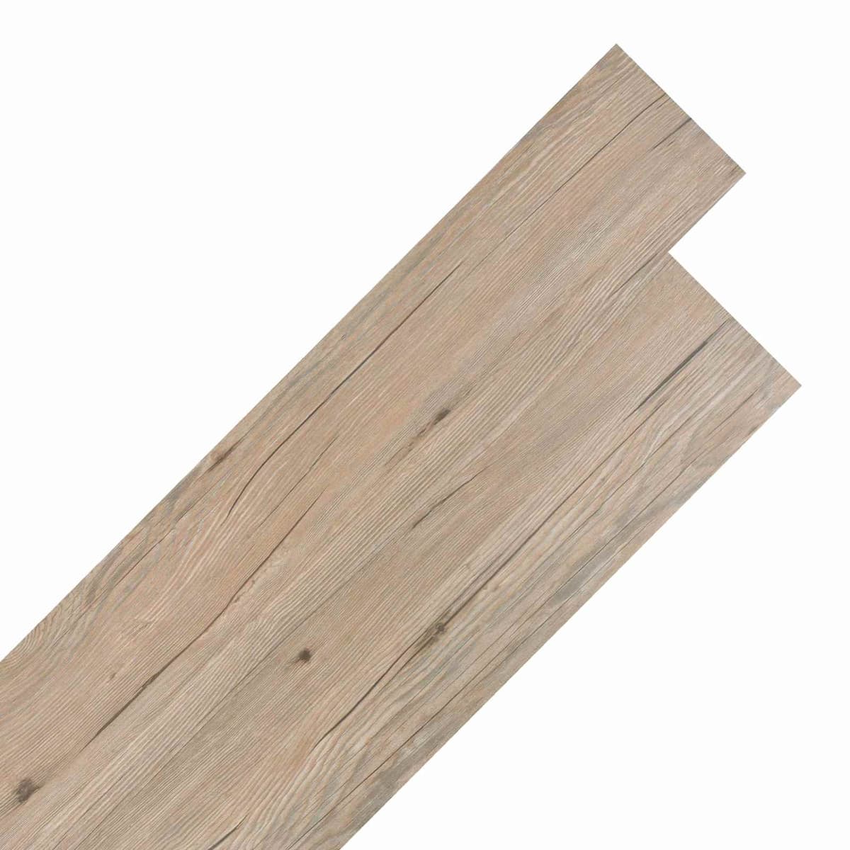 Self-Adhesive PVC Flooring Planks 18pcs Oak Brown Indoor Home Floor Covering