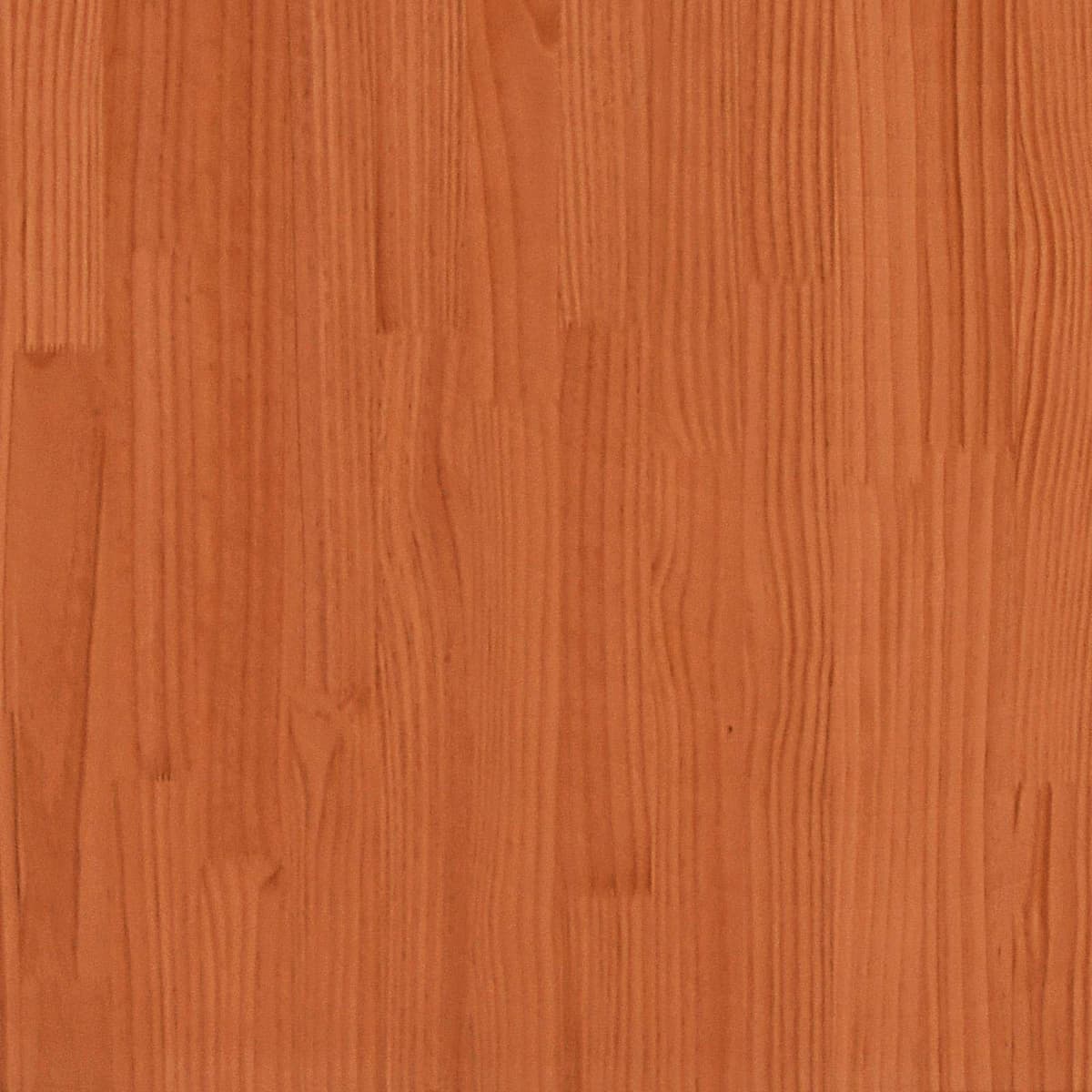 80cm Brown Solid Pine Wood Barn Door with Sliding Mechanism