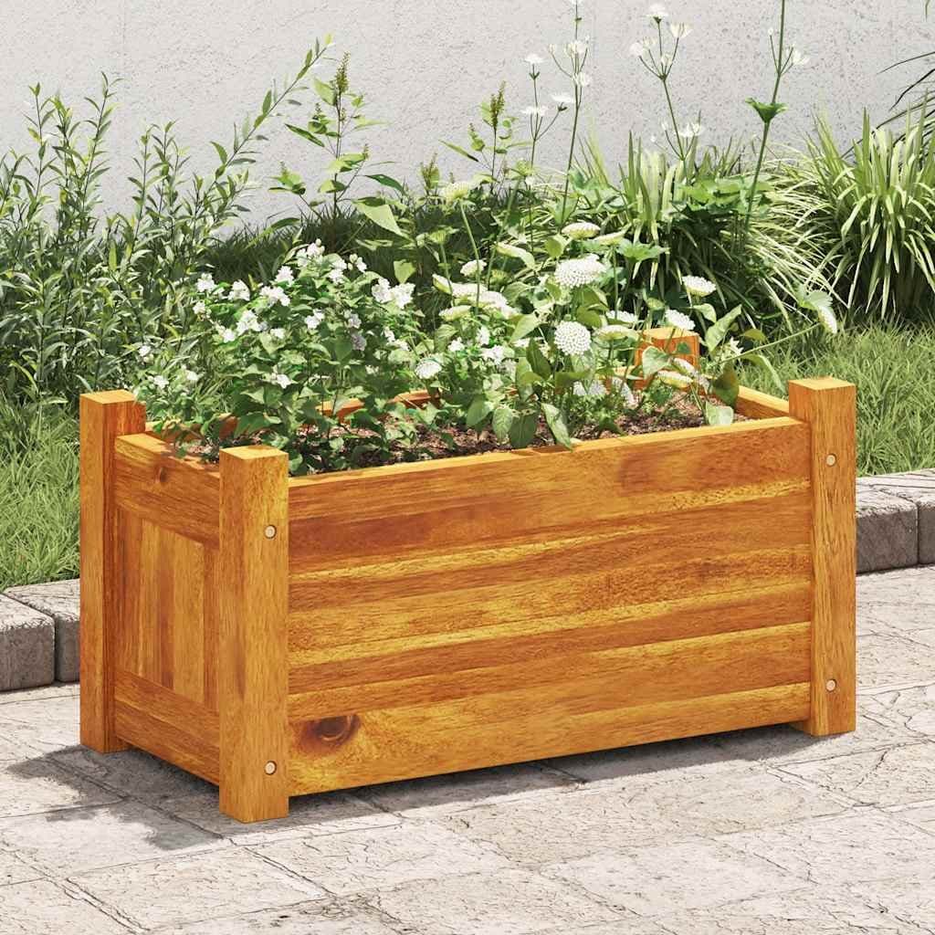 Garden Raised Bed Wooden Planter Box Outdoor Vegetable Flower Herb Pot