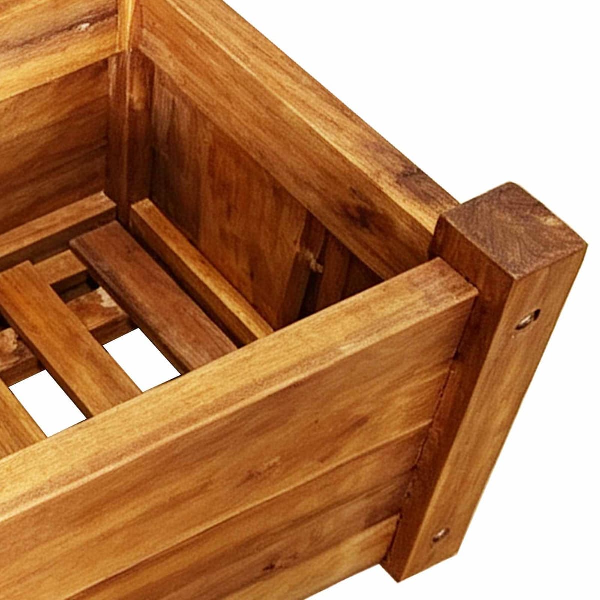 Garden Raised Bed Wooden Planter Box Outdoor Vegetable Flower Herb Pot