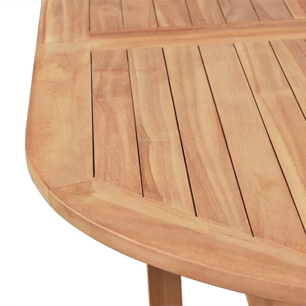 Solid Teak Wood Outdoor Dining Table 180x90x75cm