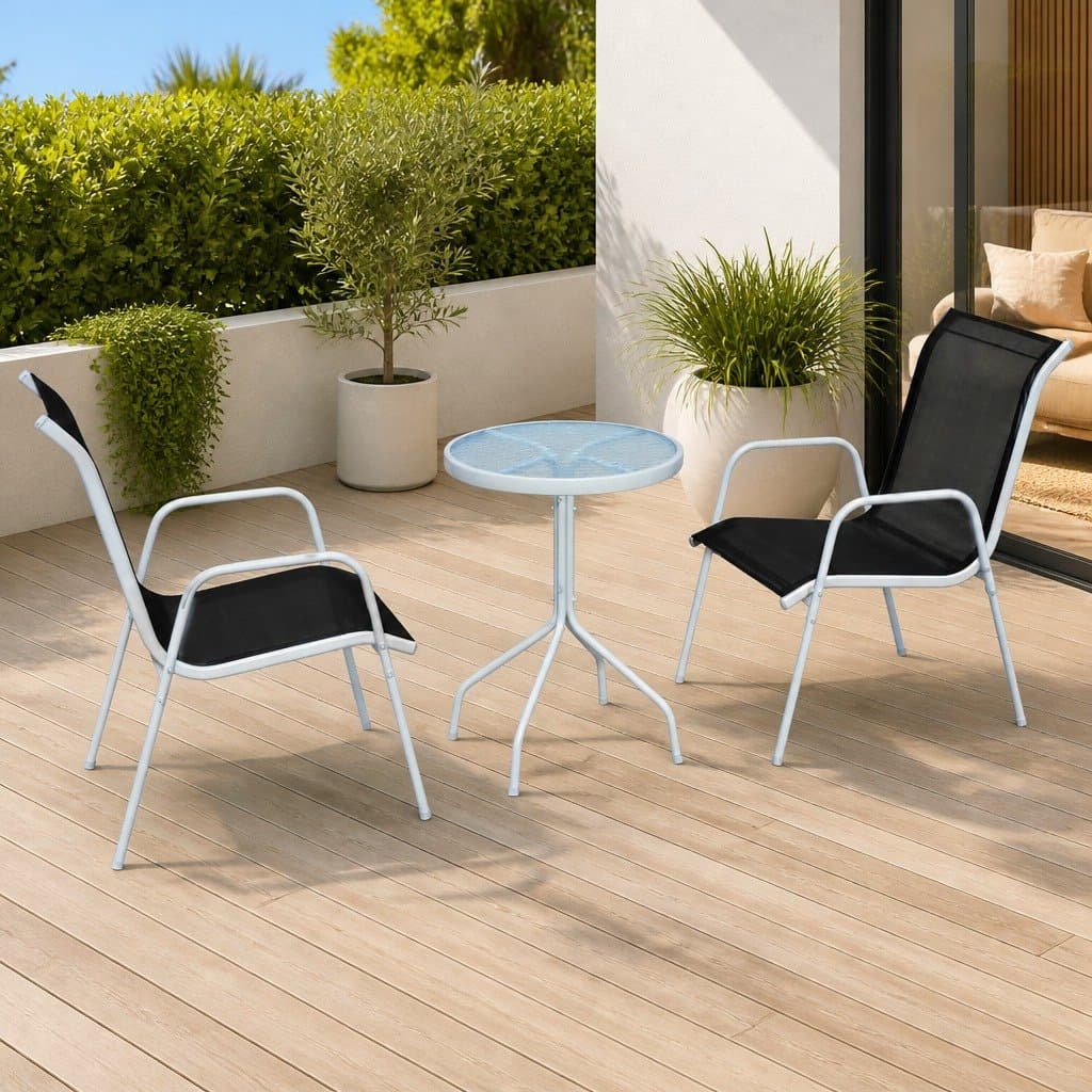 3 Piece Bistro Set for Outdoor Dining