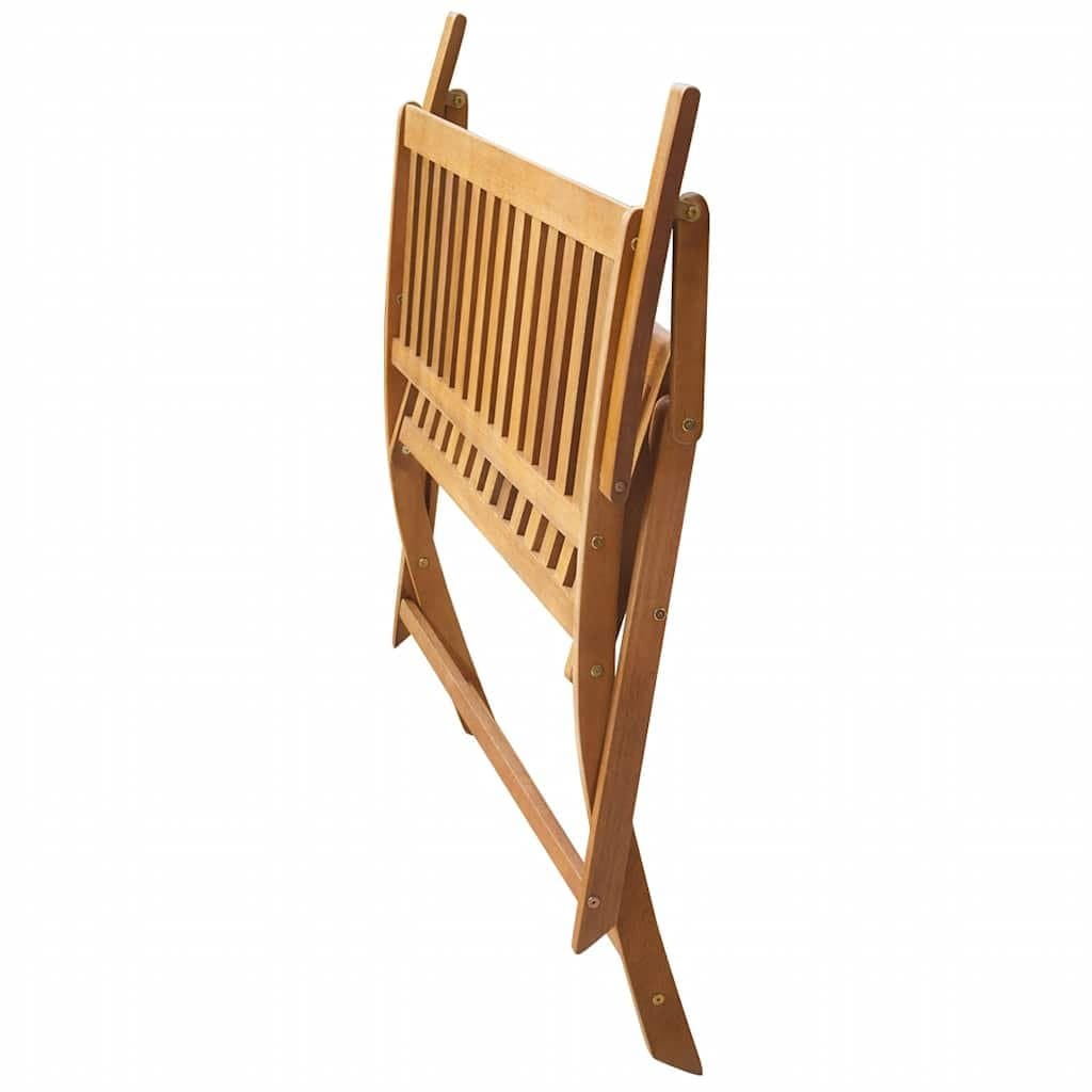 Outdoor Folding Garden Bench 120cm Acacia Wood