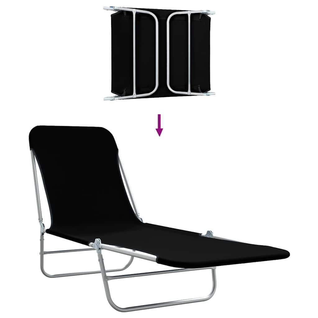 Adjustable Backrest Sun Loungers Set for Outdoors