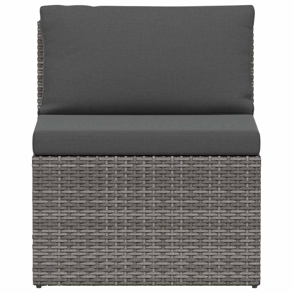4 Piece Garden Lounge Sofa Set Chairs Footrest Outdoor Patio Rattan Cushions