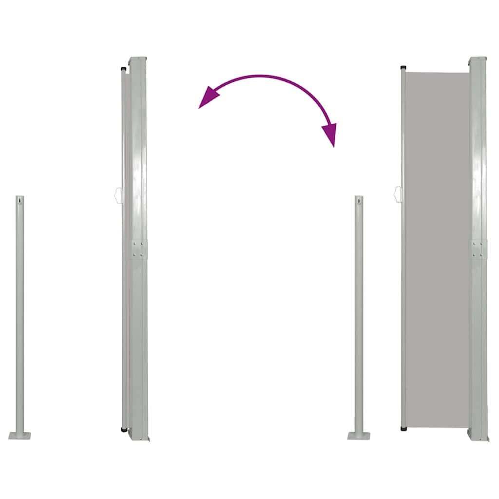 Retractable Side Awning 140 x 300 cm for Outdoor Use