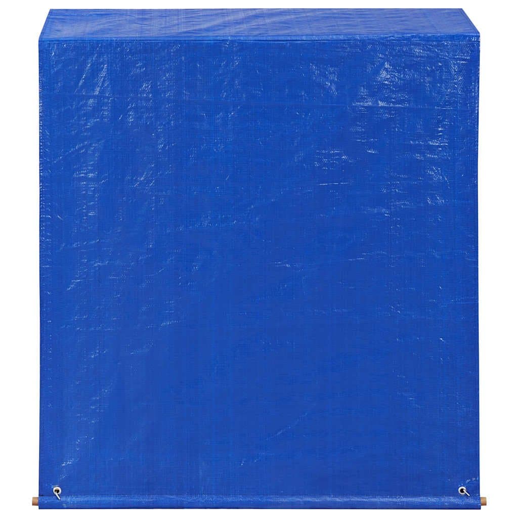 Firewood Storage Shed 105x38x115 cm with Tarp