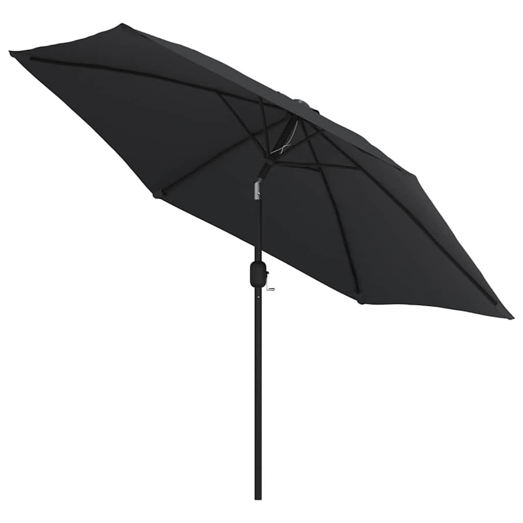 300cm Garden Parasol with Solar LED Lights