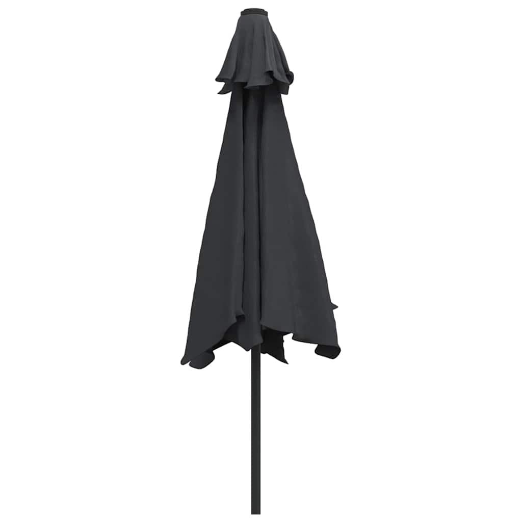 300cm Garden Parasol with Solar LED Lights